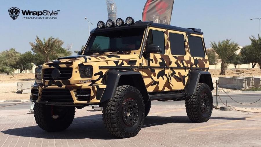 Mercedes-Benz G500 4x4&sup2; Gronos by Mansory and WrapStyle '2017